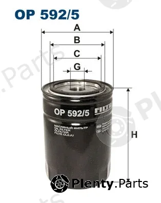 Filtron OP592/5 — Oil Filter