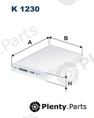 Filtron K1230 — Filter, cabin air