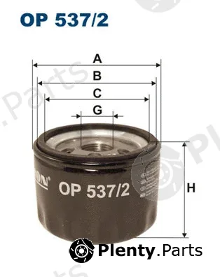 Filtron OP537/2 — Oil Filter