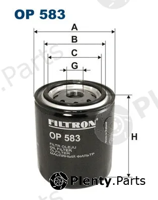 Filtron OP583 — Oil Filter
