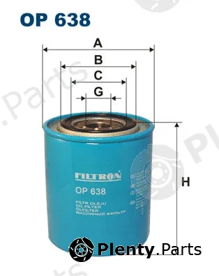 Filtron OP638 — Oil Filter