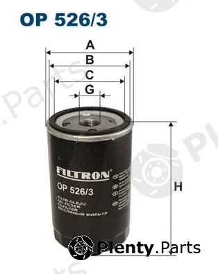 Filtron OP526/3 — Oil Filter
