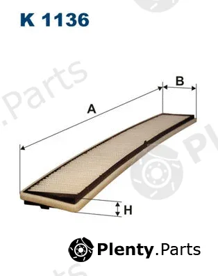 Filtron K1136 — Filter, cabin air
