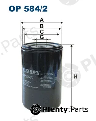 Filtron OP584/2 — Oil Filter