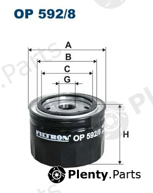 Filtron OP592/8 — Oil Filter