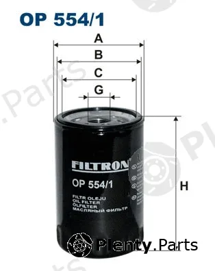 Filtron OP554/1 — Oil Filter