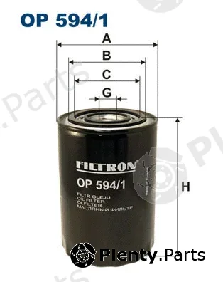 Filtron OP594/1 — Oil Filter