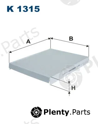 Filtron K1315 — Filter, cabin air