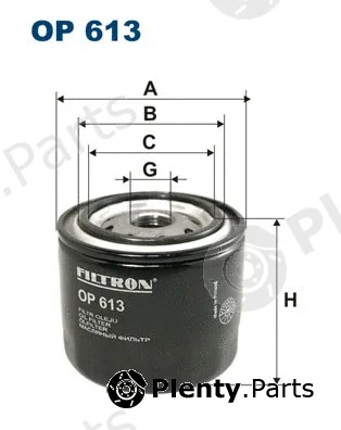 Filtron OP613 — Oil Filter