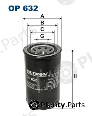 Filtron OP632 — Oil Filter