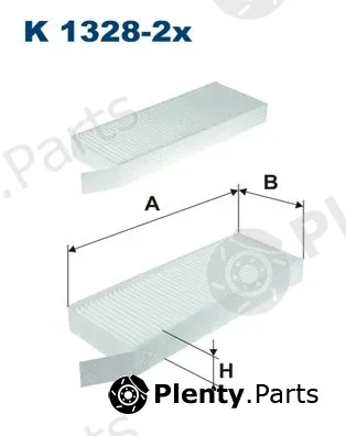 Filtron K1328-2x — Filter, cabin air