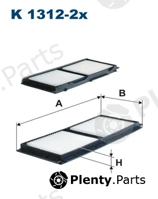 Filtron K1312-2x — Filter, cabin air