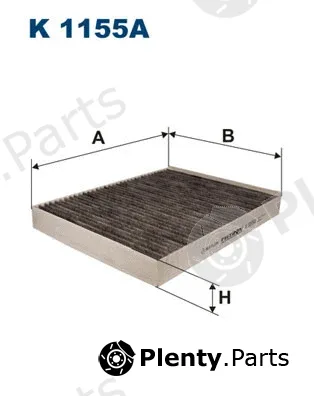 Filtron K1155A — Filter, cabin air
