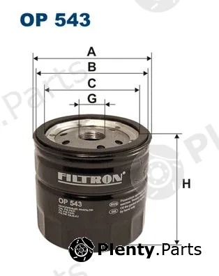 Filtron OP543 — Oil Filter