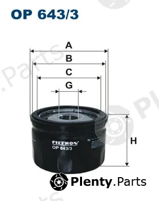 Filtron OP643/3 — Oil Filter