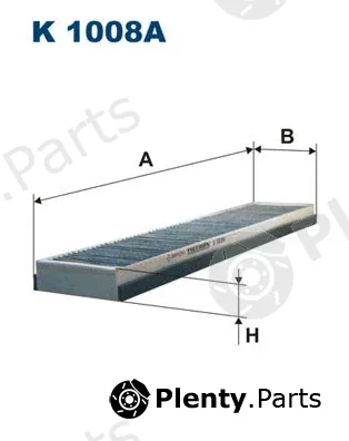 Filtron K1008A — Filter, cabin air