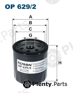 Filtron OP629/2 — Oil Filter