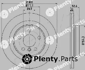 Ashika 61-00-0106 — Brake Disc