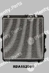 Ashika RDA152081 — Radiator, engine cooling