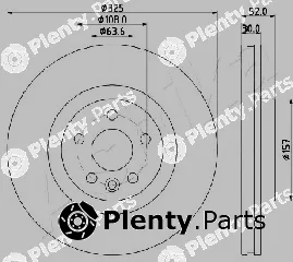 Ashika 60-0L-L16 — Brake Disc