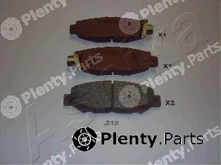 Ashika 51-02-212 — Brake Pad Set, disc brake