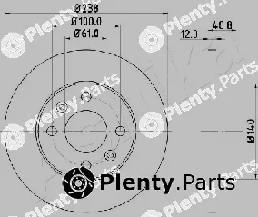 Ashika 60-00-0714 — Brake Disc