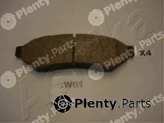 Ashika 51-0W-W01 — Brake Pad Set, disc brake