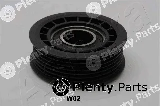 Ashika 129-0W-W02 — Deflection/Guide Pulley, V-ribbed belt