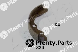 Ashika 55-03-320 — Brake Shoe Set, parking brake