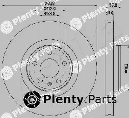 Ashika 60-00-0920 — Brake Disc
