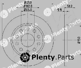 Ashika 61-00-0902 — Brake Disc