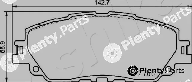 Ashika 50-02-2026 — Brake Pad Set, disc brake