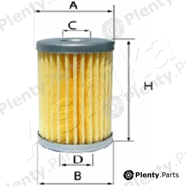 Ashika 10-GAS46S — Fuel Filter