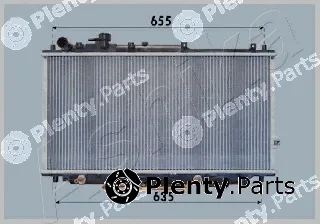 Ashika RDA333007 — Radiator, engine cooling