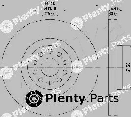 Ashika 60-00-0907 — Brake Disc