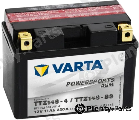 Varta 511902023I314 — Starter Battery POWERSPORTS AGM