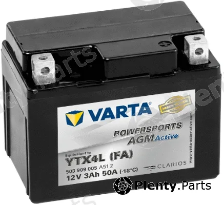 Varta 503909005I312 — Starter Battery POWERSPORTS AGM Active