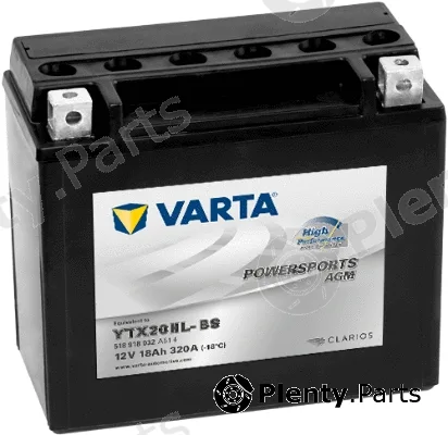 Varta 518918032I314 — Starter Battery POWERSPORTS AGM High Performance