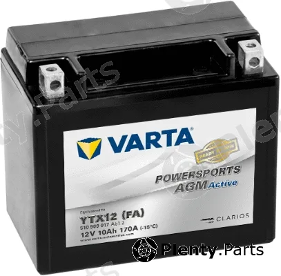 Varta 510909017I312 — Starter Battery POWERSPORTS AGM Active