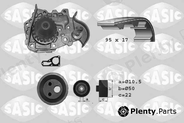 Sasic 3904006 — Water Pump & Timing Belt Kit