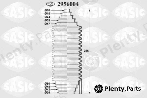 Sasic 2956004 — Bellow, steering