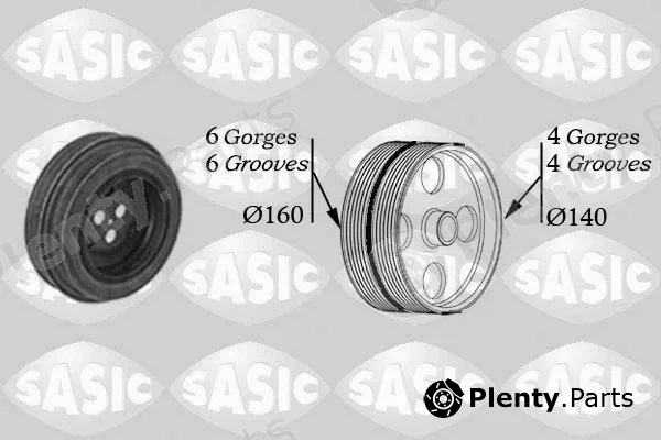 Sasic 2150028 — Belt Pulley, crankshaft
