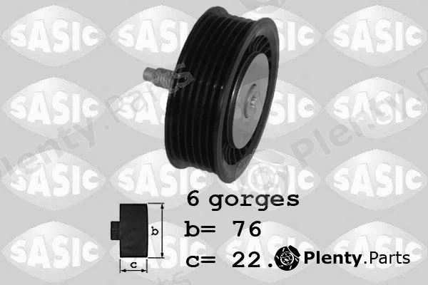 Sasic 1624058 — Deflection/Guide Pulley, V-ribbed belt
