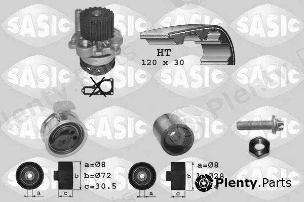 Sasic 3906010 — Water Pump & Timing Belt Kit