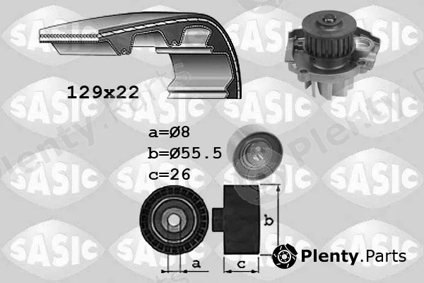 Sasic 3906041 — Water Pump & Timing Belt Kit