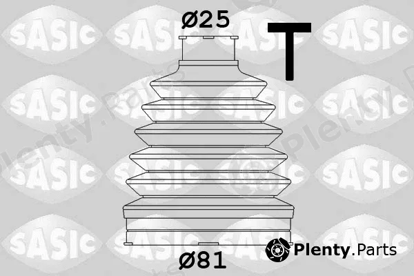 Sasic 1904012 — Bellow Kit, drive shaft