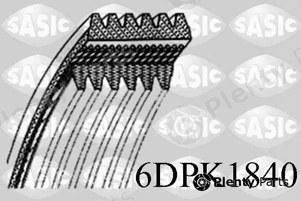 Sasic 6DPK1840 — V-Ribbed Belt