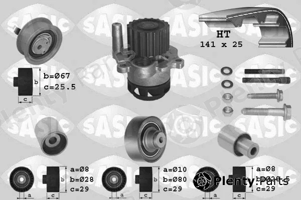 Sasic 3906089 — Water Pump & Timing Belt Kit