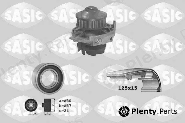 Sasic 3906018 — Water Pump & Timing Belt Kit