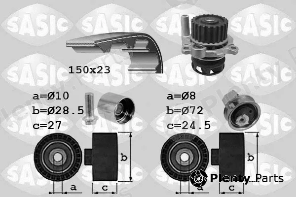 Sasic 3906063 — Water Pump & Timing Belt Kit